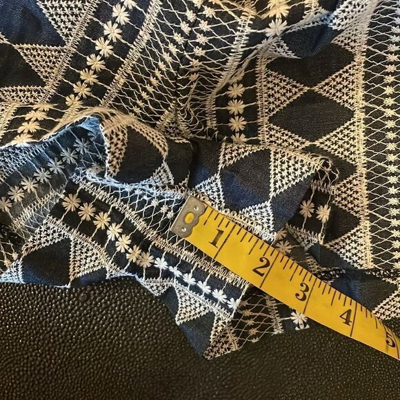 Romeo and Juliet couture sleeveless romper cut out 100% cotton size Small - Picture 11 of 11